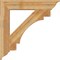 Ekena Millwork Merced Traditional Rough Sawn Bracket, Western Red Cedar, 6"W x 38"D x 38"H BKT06X38X38MRC01RWR - alternate 2